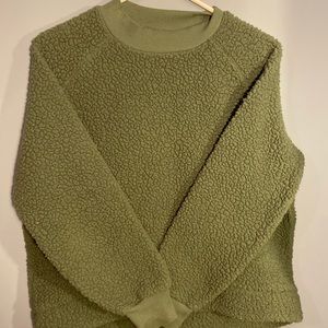 Green Fuzzy Old Navy Top